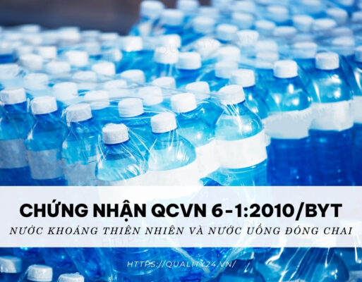 Chứng nhận QCVN 6-1:2010/BYT nước khoáng thiên nhiên và nước uống đóng chai
